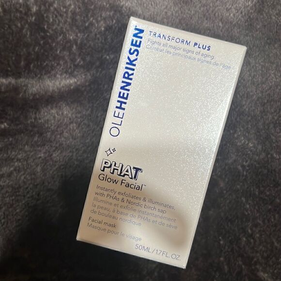 OLE Henriksen PHAT Glow Facial -Transform Plus-1.7 oz/ 50 mL NIB - Picture 2 of 6